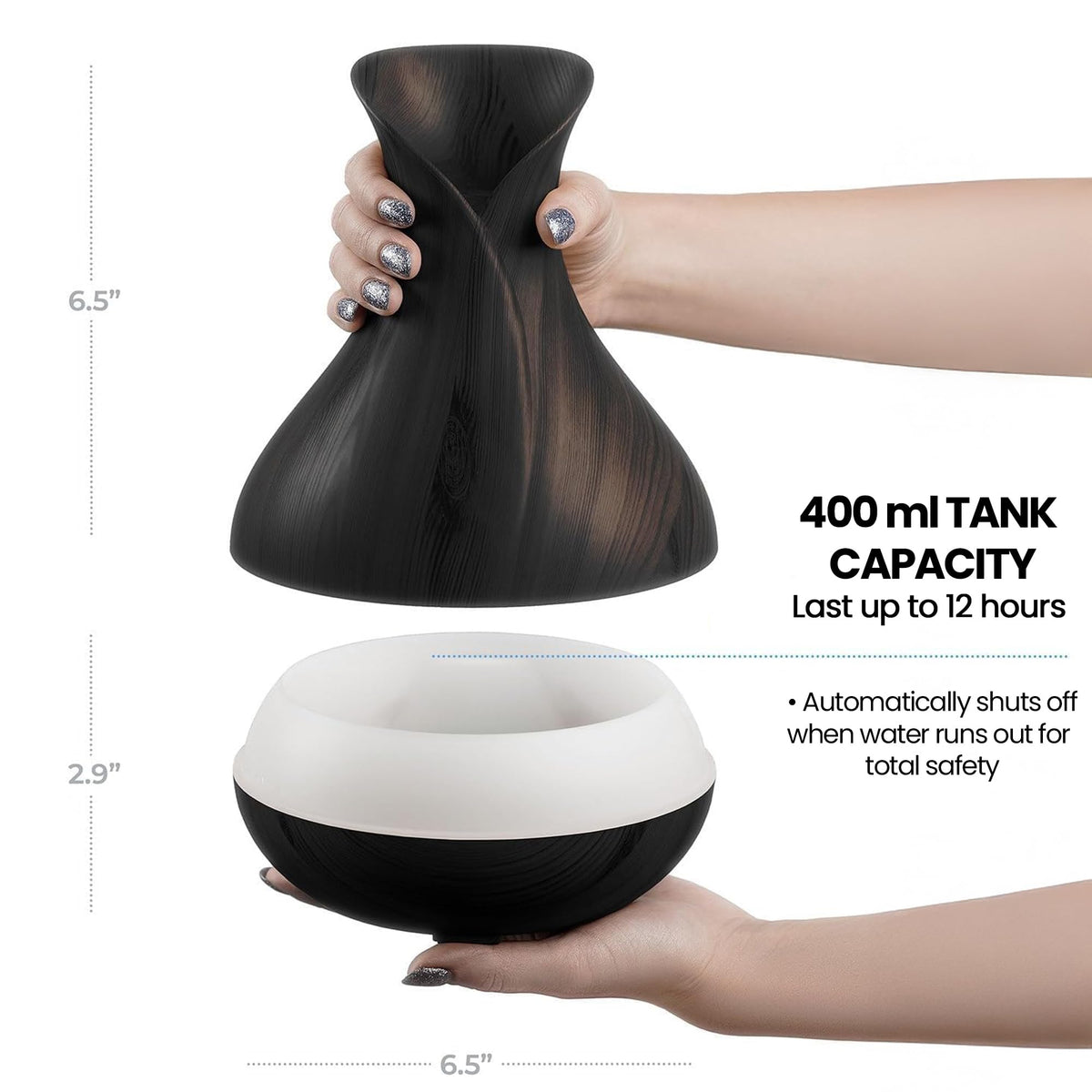 Smart WiFi Humidifier - Aromatherapy Essential Oil Diffusers with App Control & Voice Control - Works with Alexa &