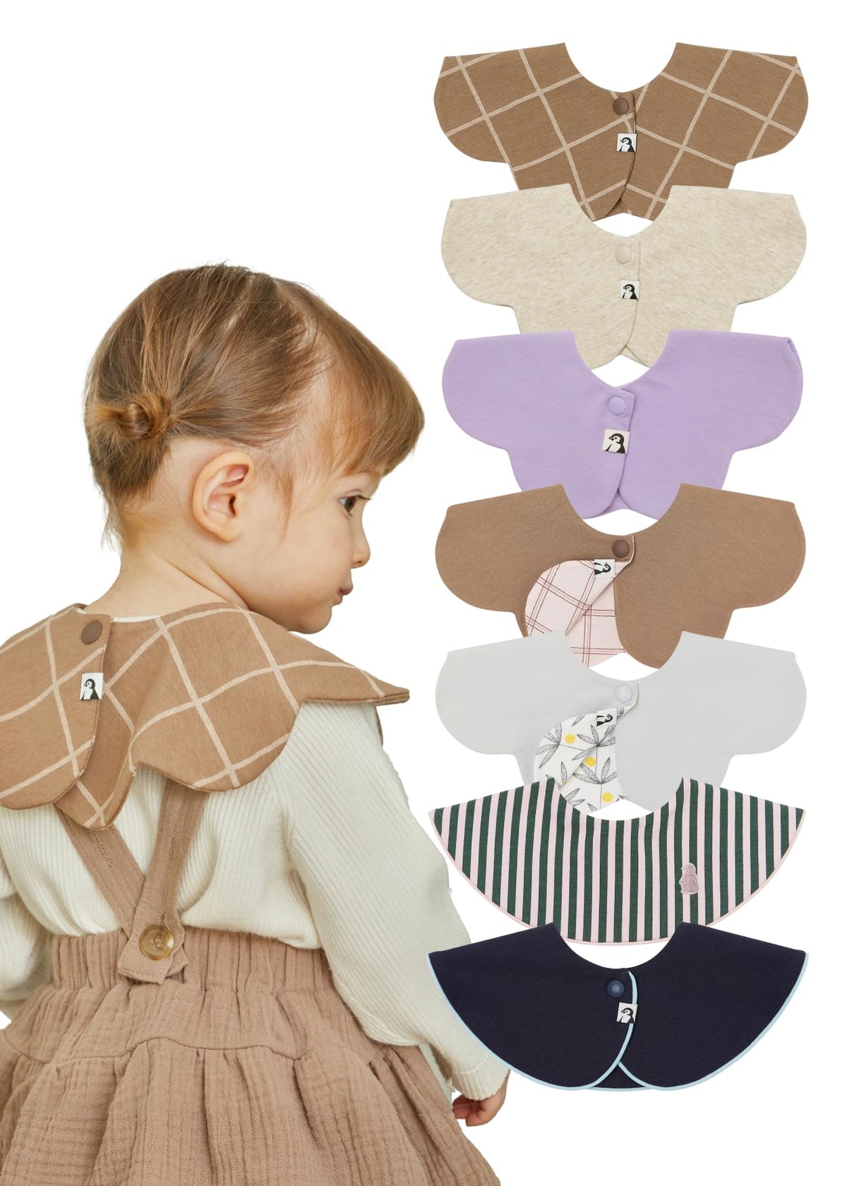 Baby Bibs for Drooling Baby Boys and Girls, Super Absorbent Quick Dry