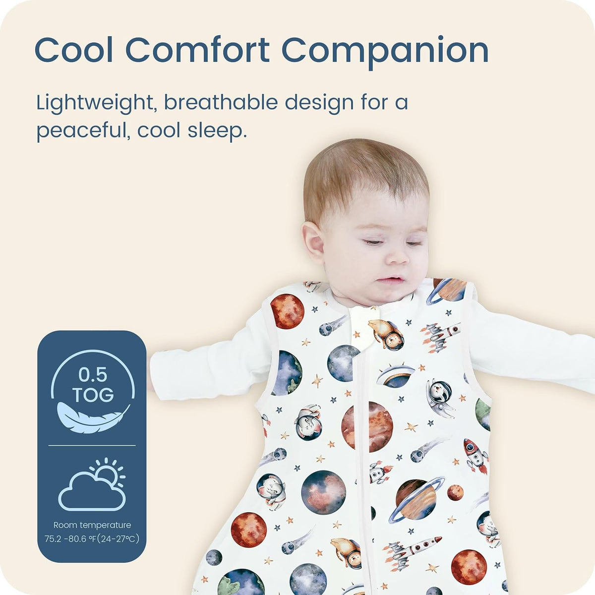 Toddler Sleep Sacks - -, 0.5 TOG Light Summer Wearable Blankets, Extra Long XL Sleeping Bags, 2 Pack