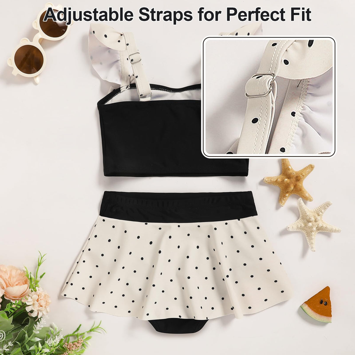 Toddler Girls Swimsuit Baby Girl Two Pieces Swimwear Summer Beach Bathing Suit Bikini