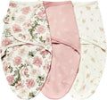 Baby Swaddle Wrap, Swaddle Blanket for and Infant, Adjustable Swaddling Set for Boy and Girl, Soft Cotton