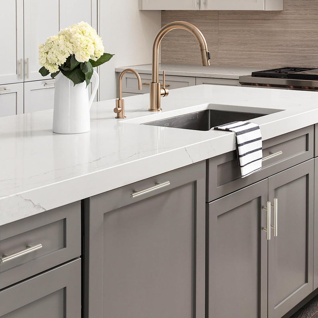 Brushed Nickel Cabinet Pulls, Drawer Pulls, 3 Inch CC, 30 Pack