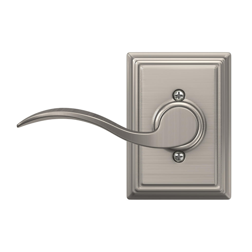 Accent Non-Turning Dummy Door Handle, Right Handed, Satin Nickel