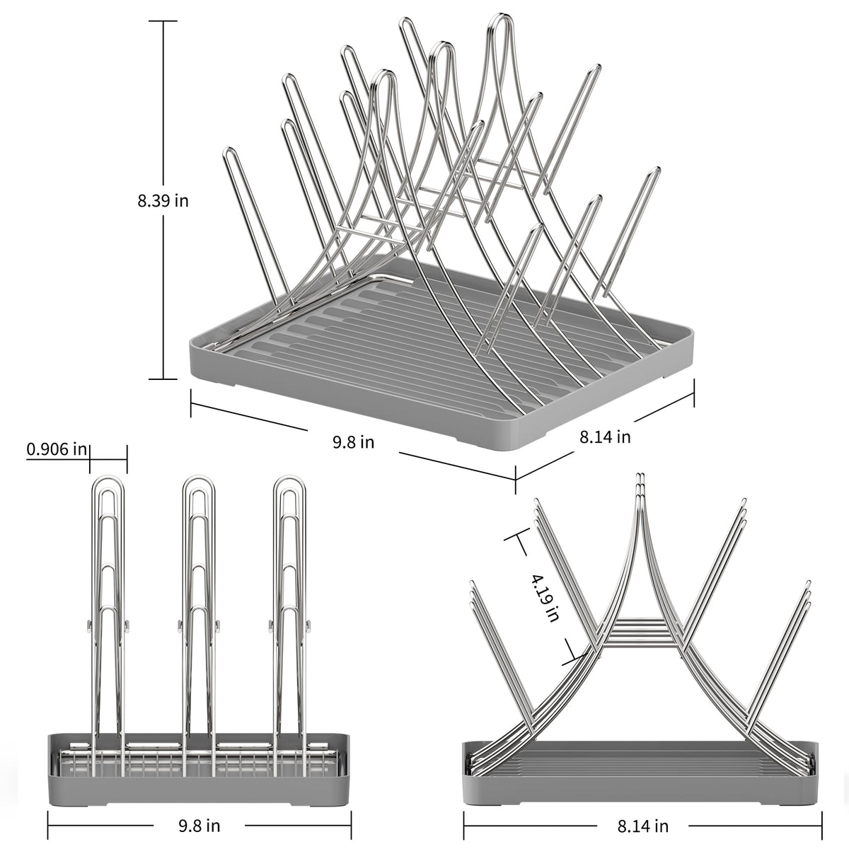Baby Bottle Drying Rack, Space Saving Bottle Drying Tree Rack with Drainboard for Cups, Mugs and Glass, Sports
