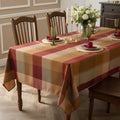 Rectangle Plaid Tablecloth for Thanksgiving, 60x84 inches