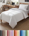 Duvet Cover Full - Extra Soft 3 Piece with Zipper Closure - White