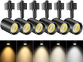 LED Track Lighting Heads H Type Track Light Heads Dimmable Bright Rail Ceiling Spotlight Fixtures Accent Art