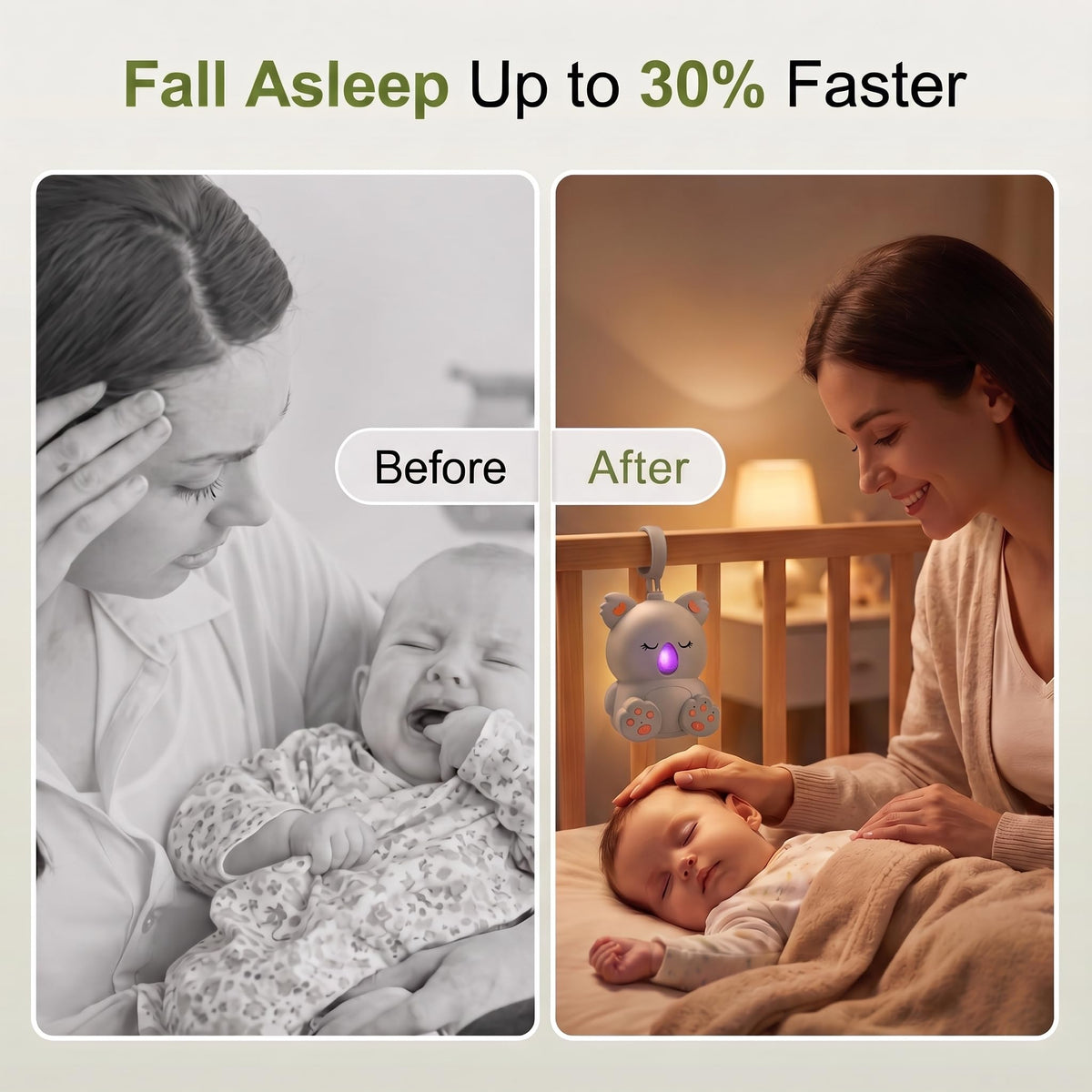 White Noise Sound Machine & Bluetooth Speaker for Baby Sleep Aid