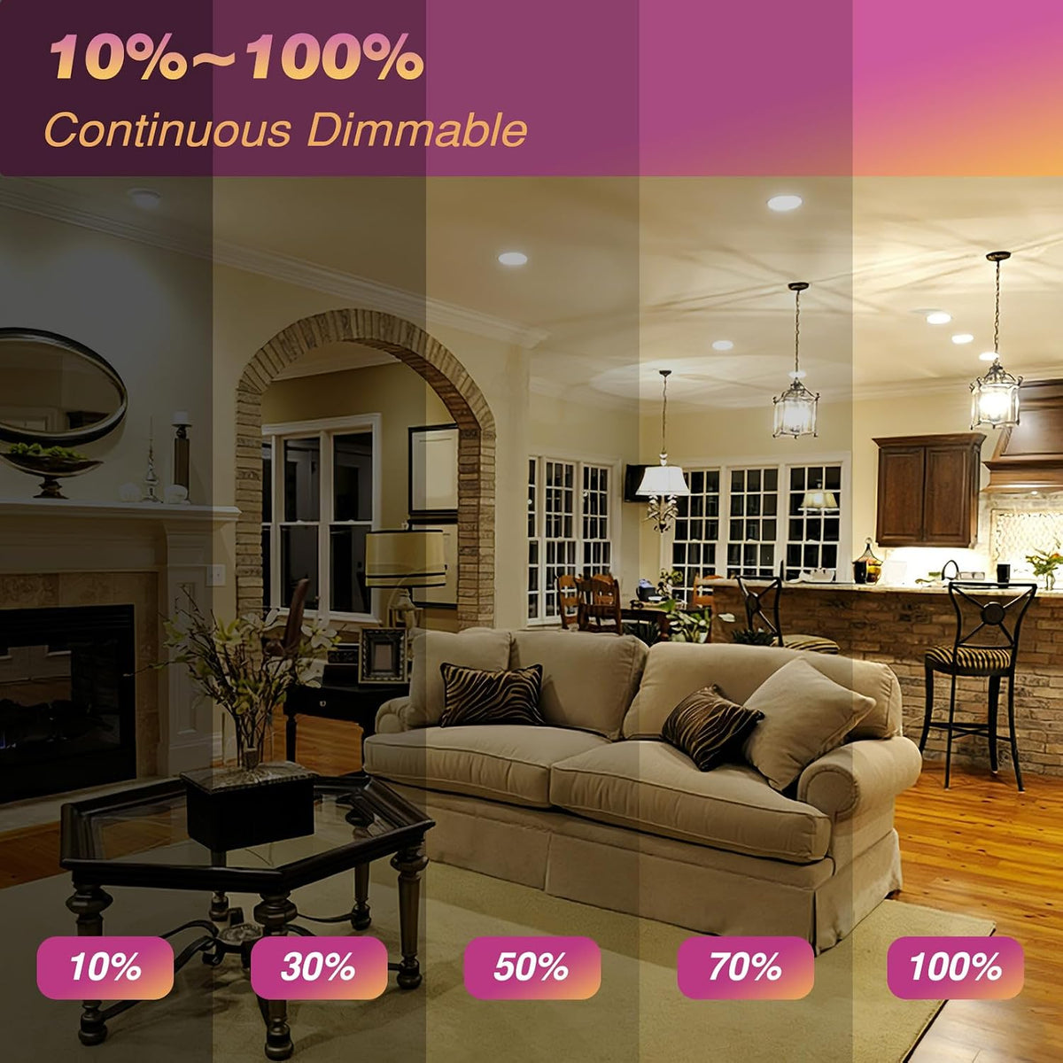 LED Light Bulbs PAR38 Full Glass, 27W=300W Equivalent 4000 Lumens Ultra Bright 20000 Hours Classic Flood Light Bulbs