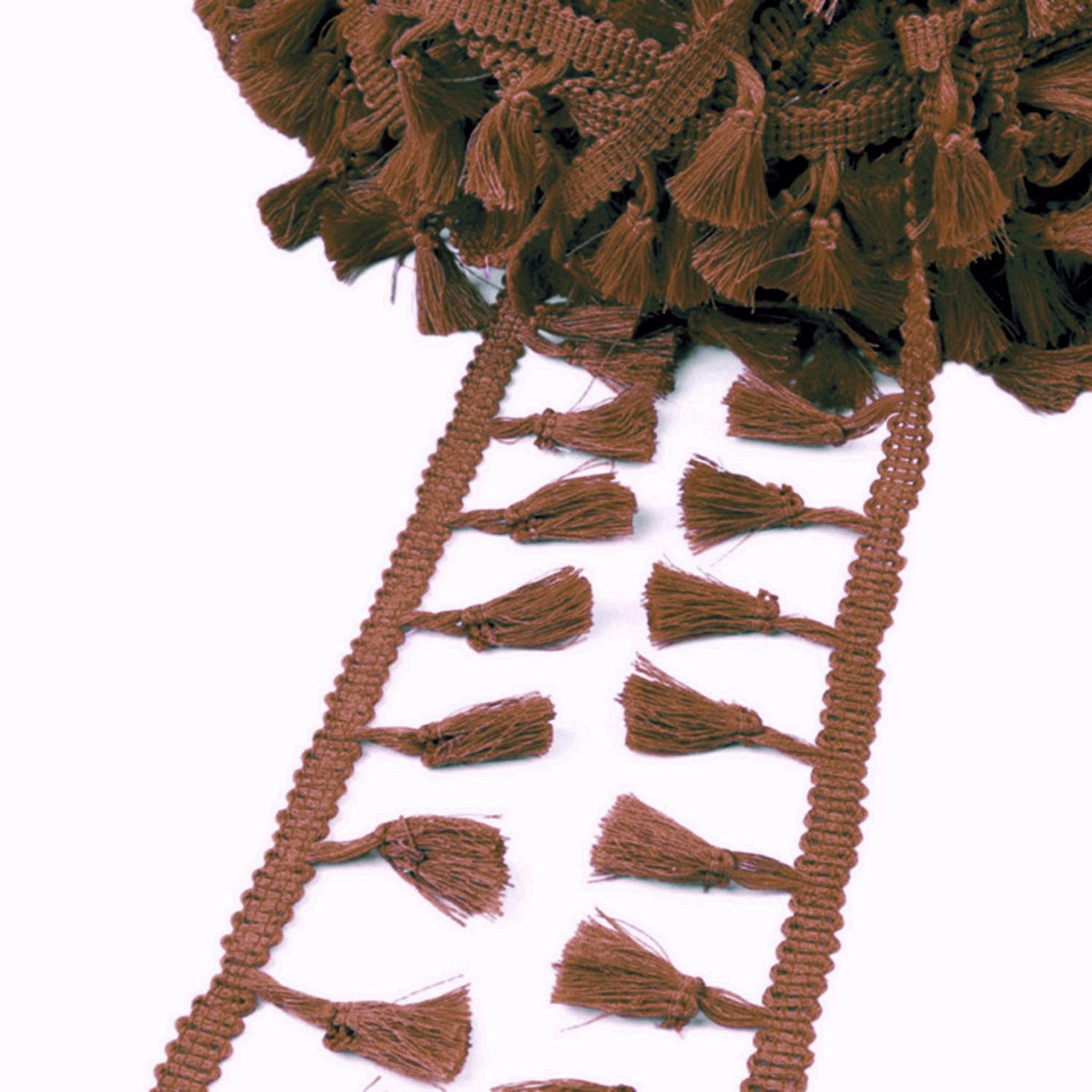 Mini Tassel Fringe Trim,Boho Tassels Ribbon for Women,1.6inch Wide Sewing Fabric Lace for DIY Jewelry - 20 Yards