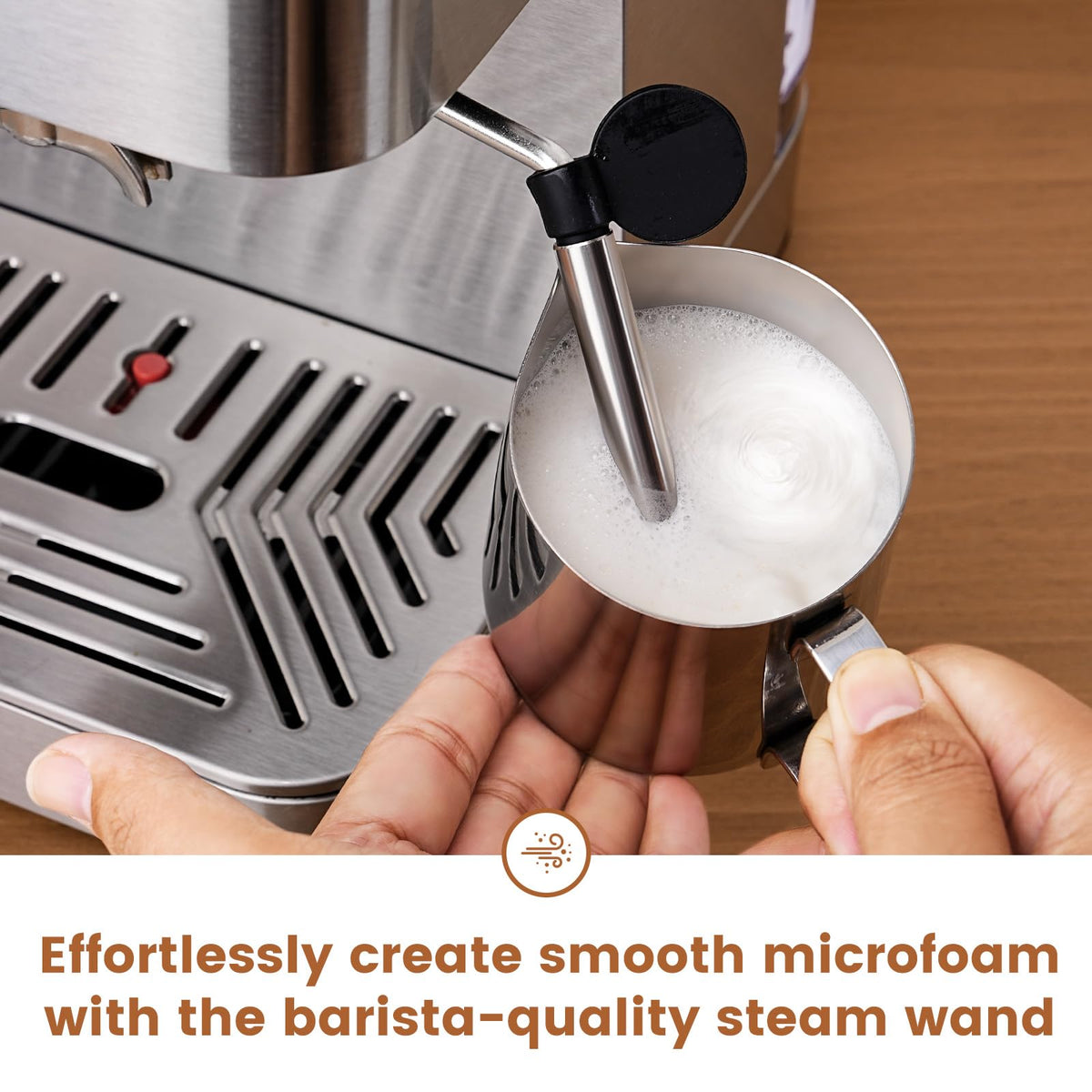 20 Bar Espresso Machine, Programmable Coffee Maker with Milk Frother