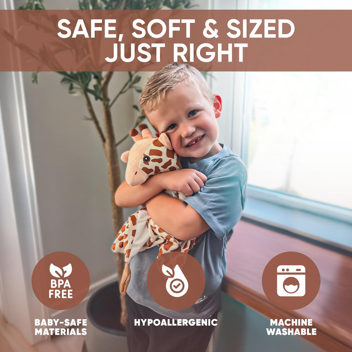 Baby Lovey Sound Machine - Lullaby & White Noise - Giraffe