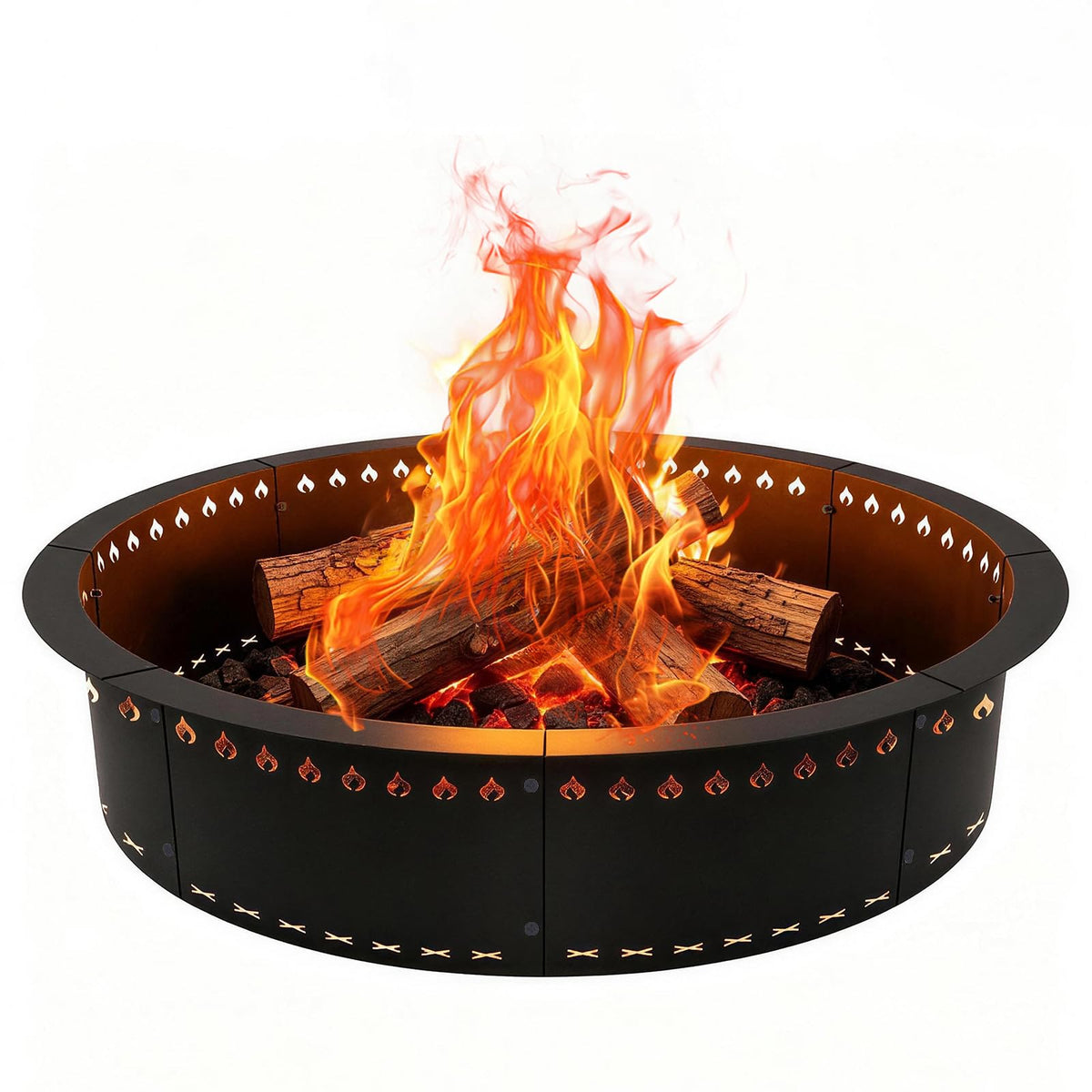 Smokeless Fire Pit Ring Insert 36 Inch