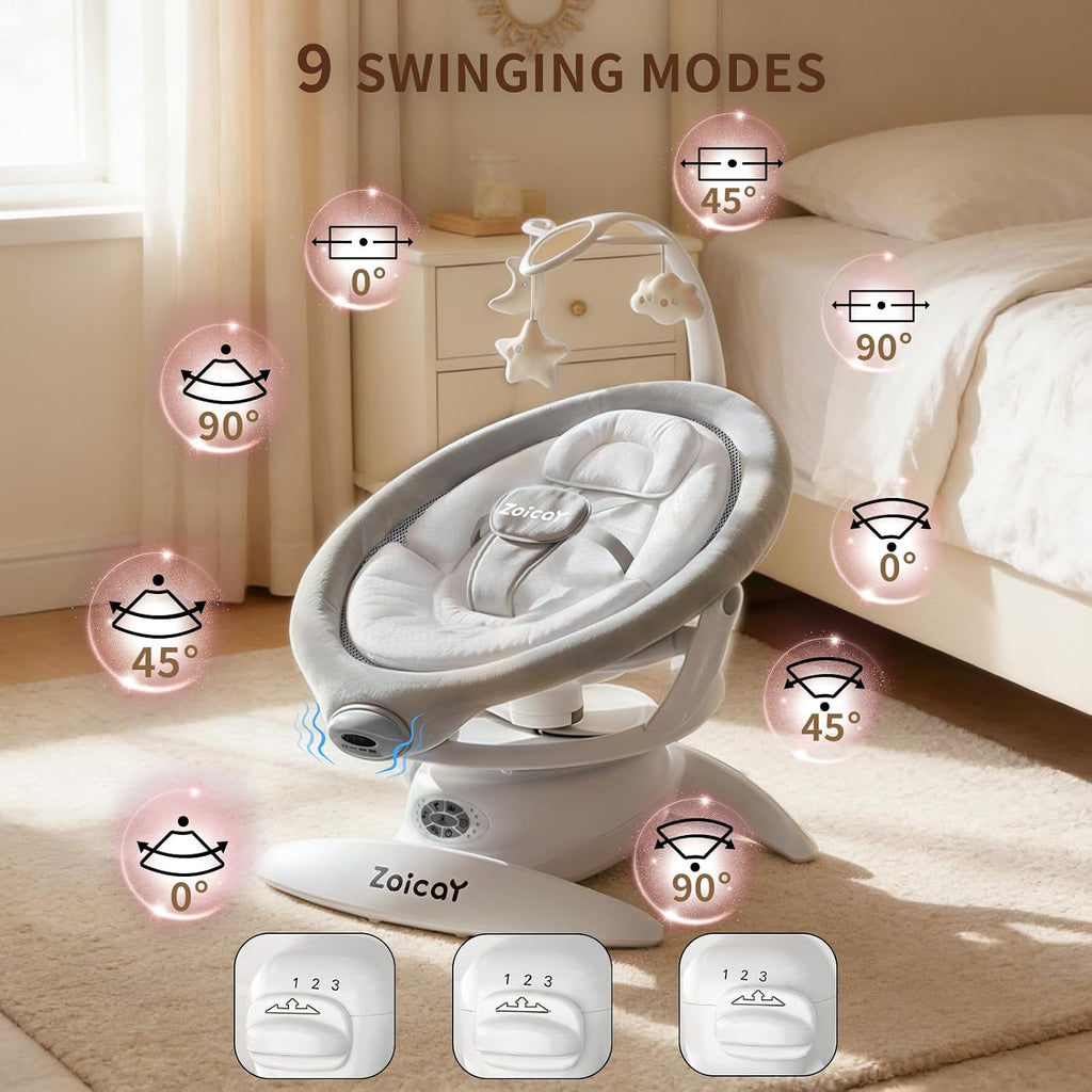 Swing Electric in-1, Motion Detection, Vibration & 360° Rotation