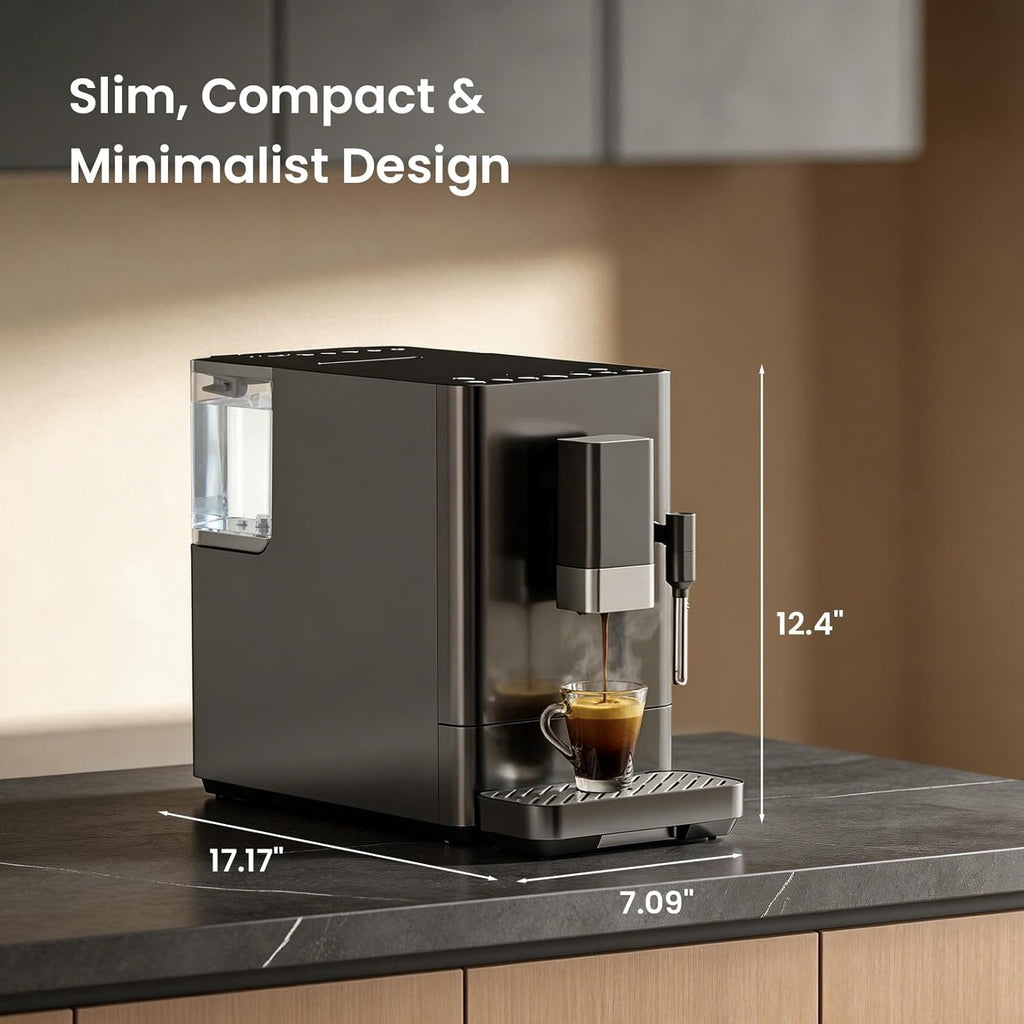 20 Bar Automatic Espresso Machine, Brew and Grind Coffee Maker