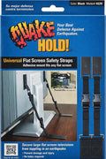 4520 Universal Flat Screen TV Safety Straps, Black Nylon