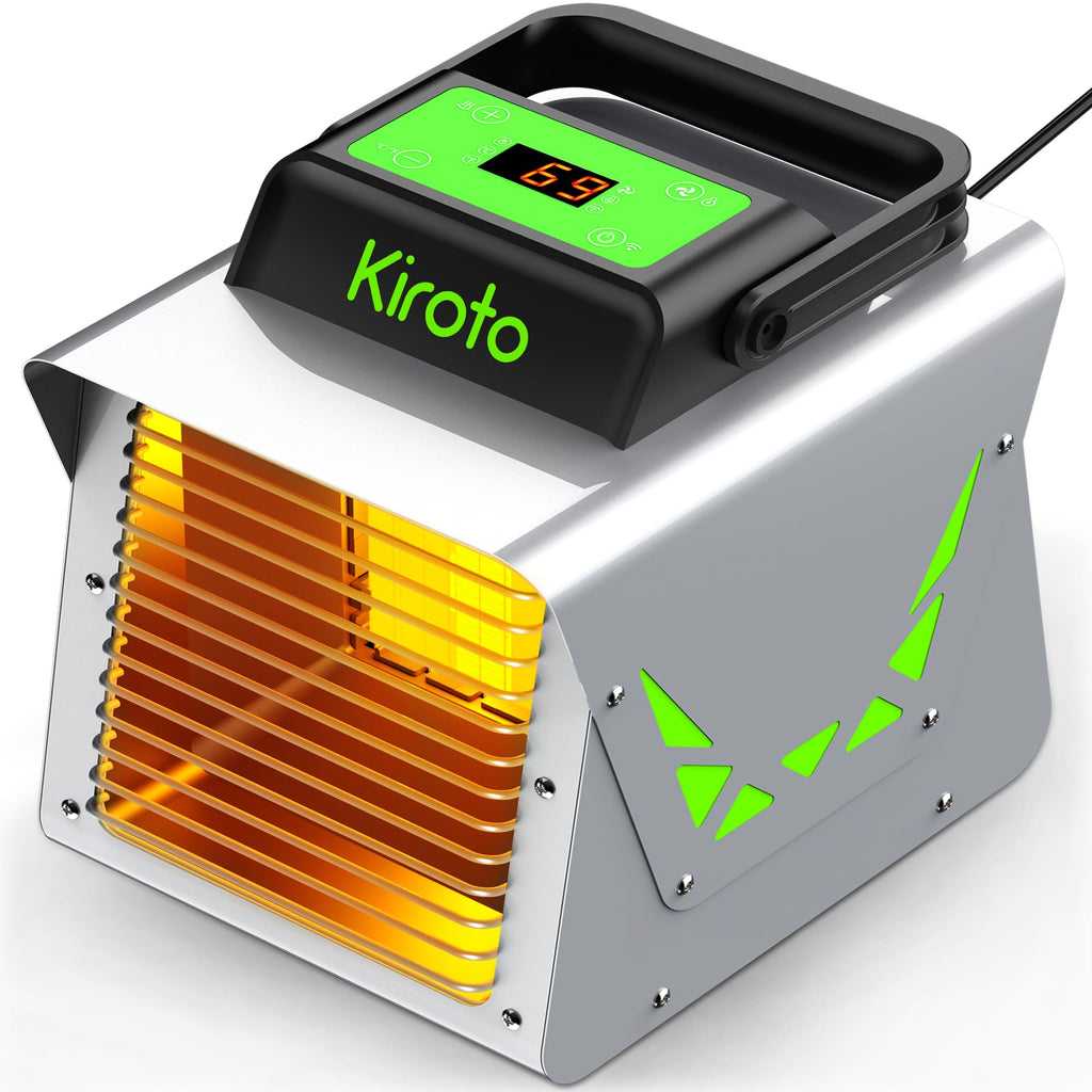 Greenhouse Heater 1500W with APP Remote Control, Greenhouse Heater With Thermostat, Portable Outdoor Heater for