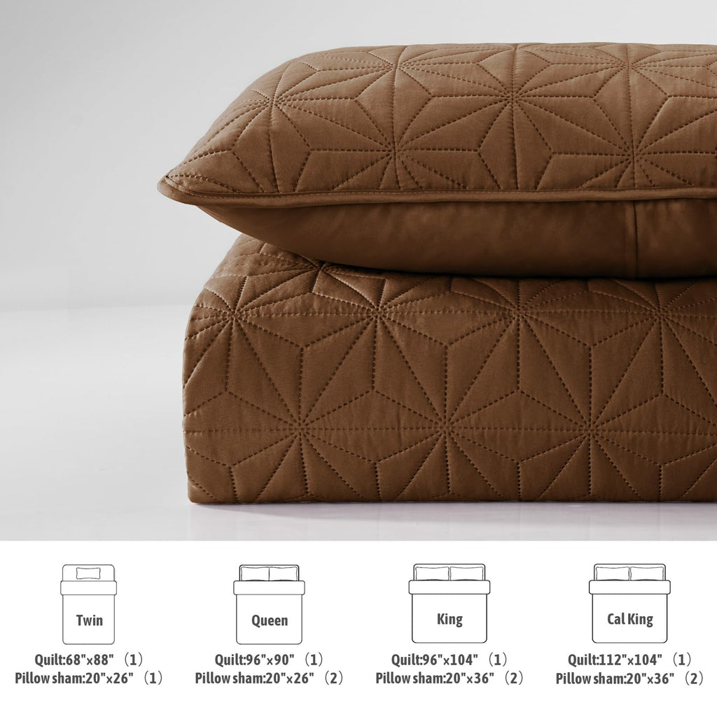 Soft Quilt Bedding Set Lightweight Bedspread