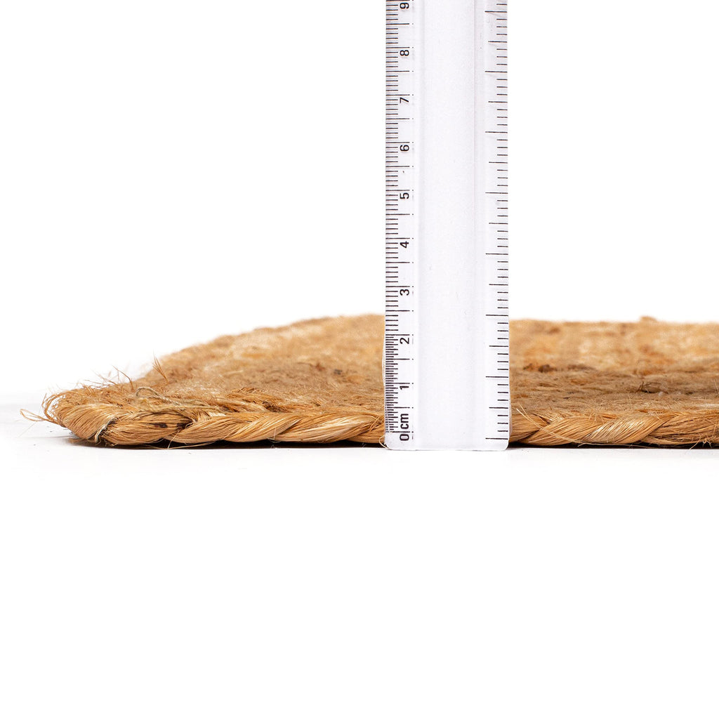 Jute Braided Woven Kitchen Runner - Natural