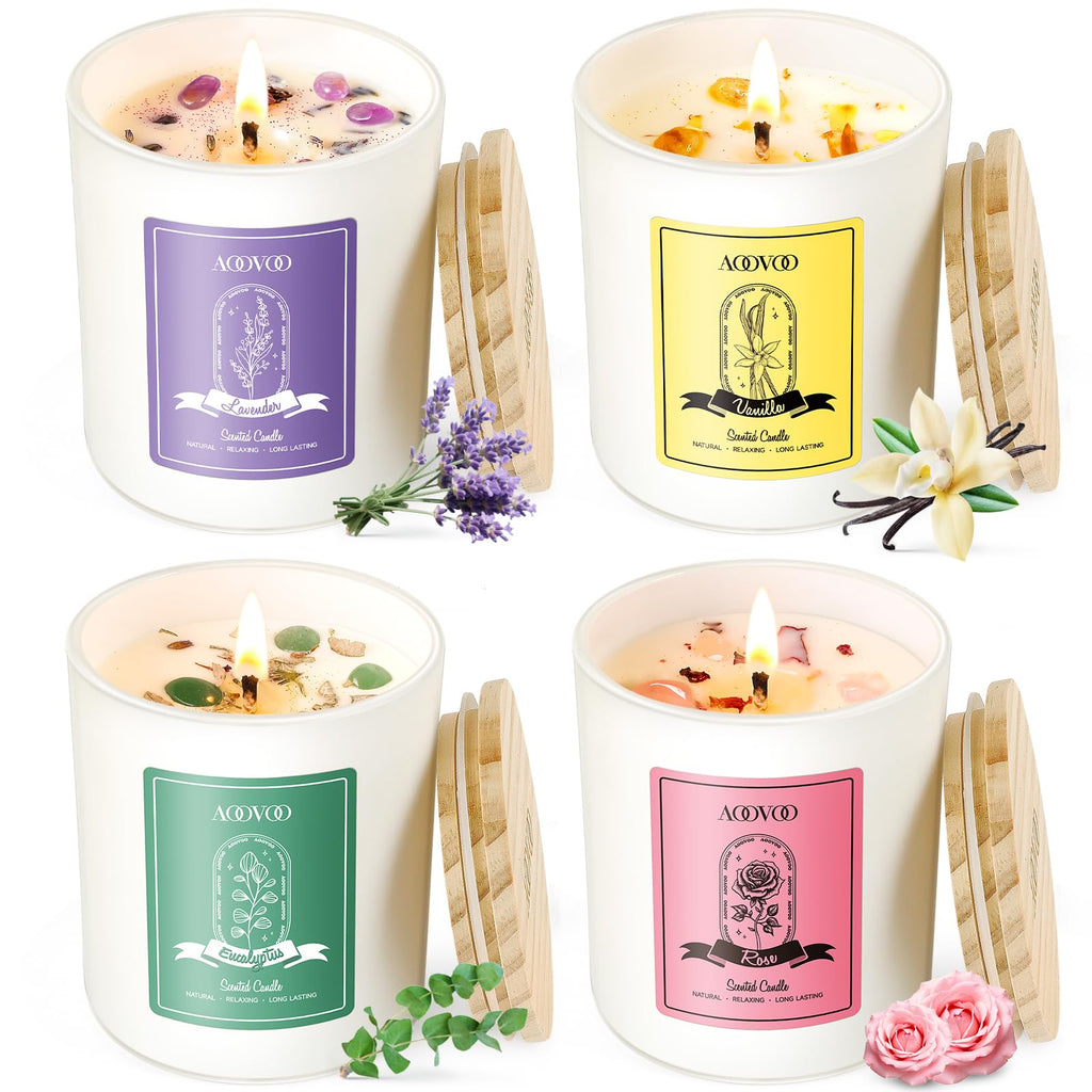Rose/Vanilla/Eucalyptus/Lavender Scented Candles for Women