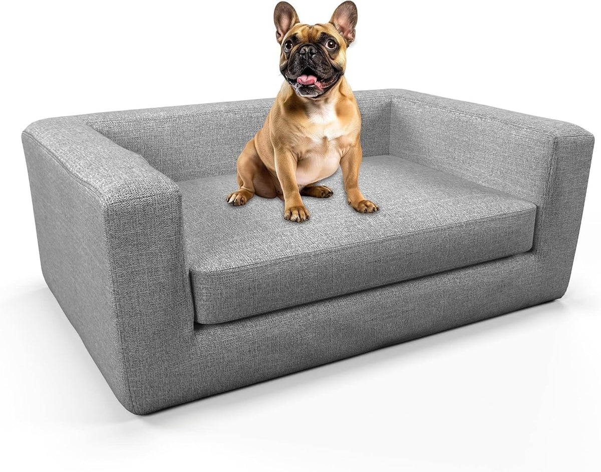 Premium and Luxury Elegant Dog Sofa Bed, Dog Bed, Dog Couches for Small to Medium Dogs with Removable Washable Cover