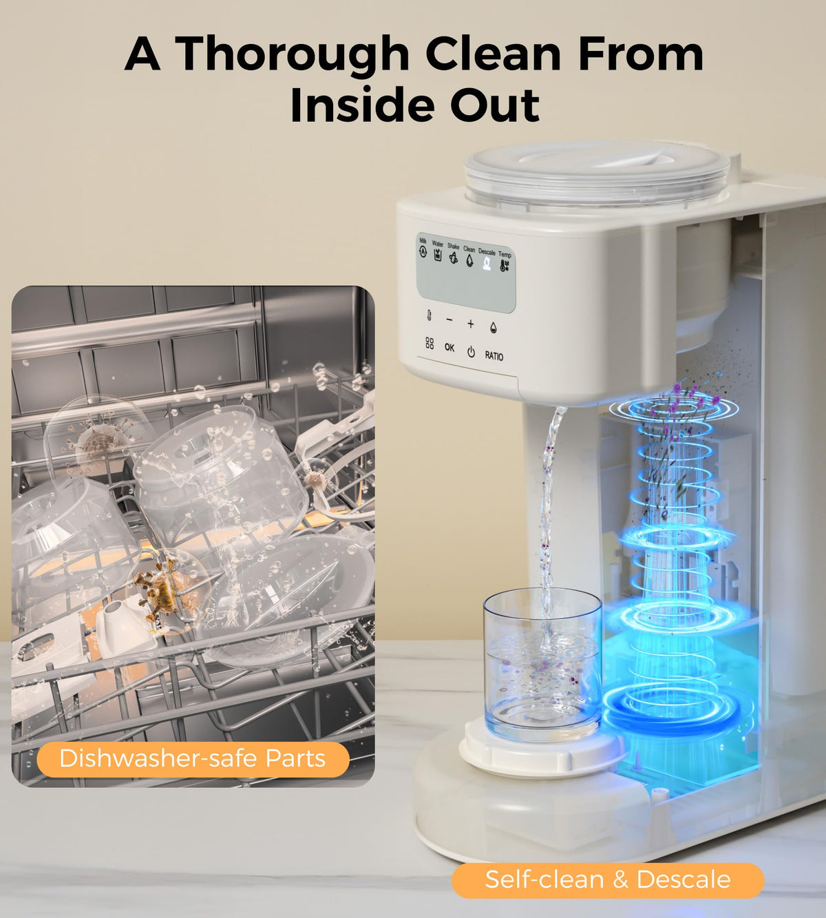 Advanced Formula Dispenser Machine (White)