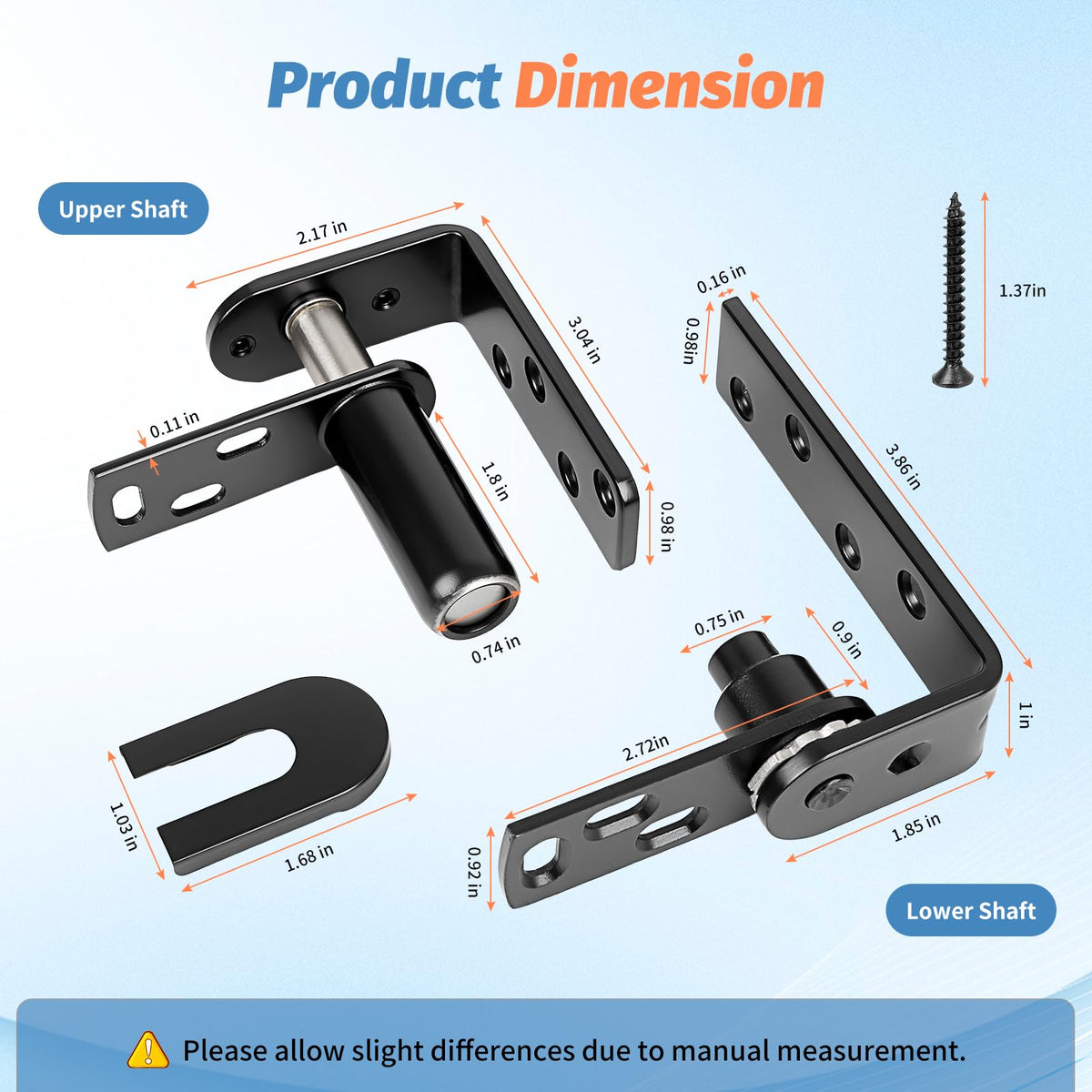 Heavy Duty Saloon Door Hinges, 304 Stainless Steel Double Swing Door Hinges