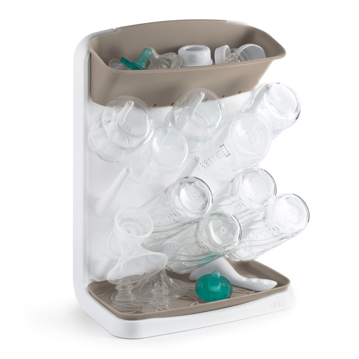 Vertical Baby Bottle Drying Rack, Space Saving Countertop Bottle Dryer