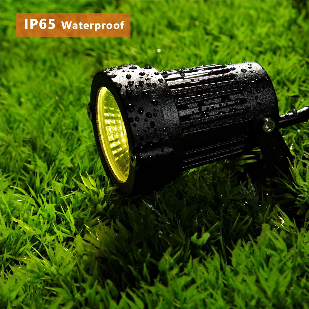 Z Outdoor Landscape LED Lighting 5W Waterproof Graden Lights COB Led Spotlights with Spiked Stand for Lawn Decorative