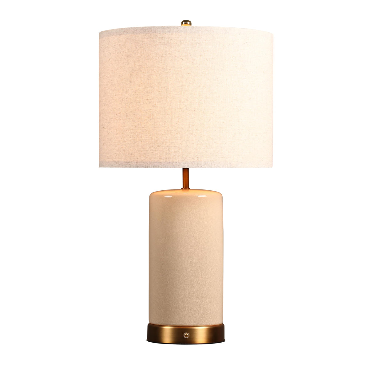Dune - Battery Powered Table Lamp, Rechargeable Cordless Ceramic Lamp, Full-Size 24 Inch Height, 4-Level Dimming