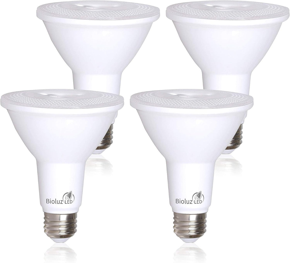 4 Pack PAR38 LED Light Bulb 90 CRI 12W = 100-120 Watt Replacement, Soft White 3000K, Dimmable Light Bulbs Flood