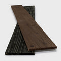 10-Pack Solid Pine Wall Planks, 47.25" x 4.75" Barn Wood Finish Rustic Real Wood Wall Panels for DIY Accent Walls &