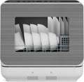 18" Portable Countertop Dishwasher with 152OZ Water Tank, 6 Preset Mode, Dishwasher Machine fits up to 12" plates