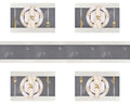 Elegant Placemats with Matching Table Runner,Washable Durable Plastic Placemats for Dining Table Sets(6pcs