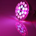 18W Full Spectrum LED Grow Light Bulb PAR38 (Blue 450-460nm, Red 620-630 nm, Deep Red 660nm, Cold White 10000K)
