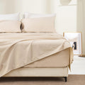 100% Stone-Washed Linen Sheet Set - Breathable & Soft
