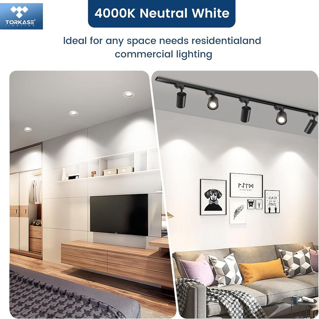 Dimmable MR16 LED Light Bulb,GU10 Base,120V,4000K Neutral White,5W(50W Halogen Replacement),500LM,40° Narrow Beam