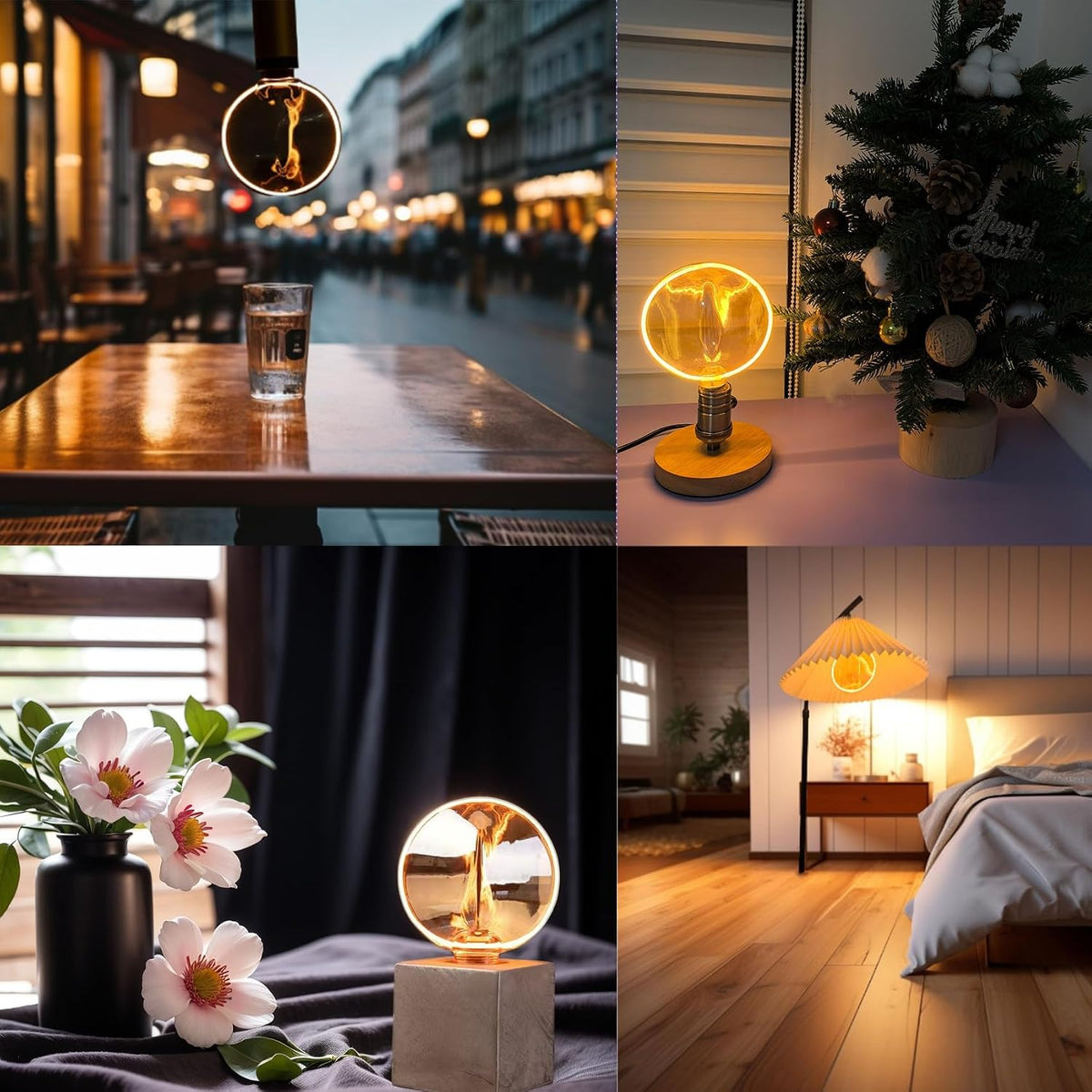 Decorative Light Bulbs E26 Base LED Large Edison Bulbs Oversized