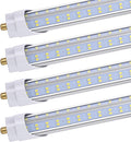 (Pack of 10 8 Foot LED Bulbs,150W 18800lm 6000K, Super Bright, T8 T10 T12 LED Tube Lights, FA8 Single Pin LED Lights