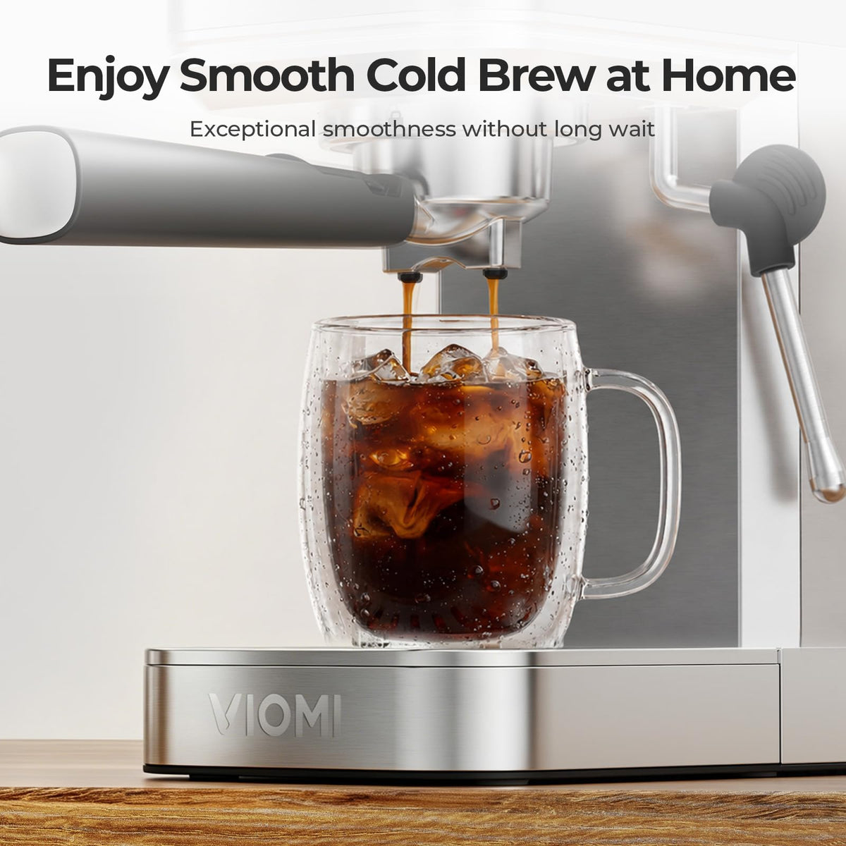 Espresso Machine with Milk Frother, Instant Cold Brew Maker