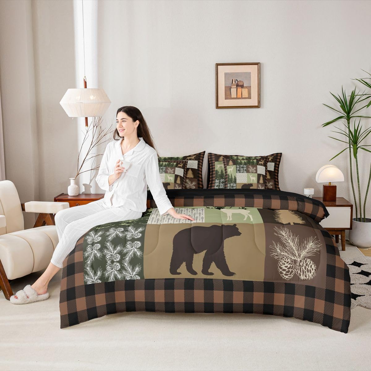 Cabin Lodge Comforter Set 7 Piece