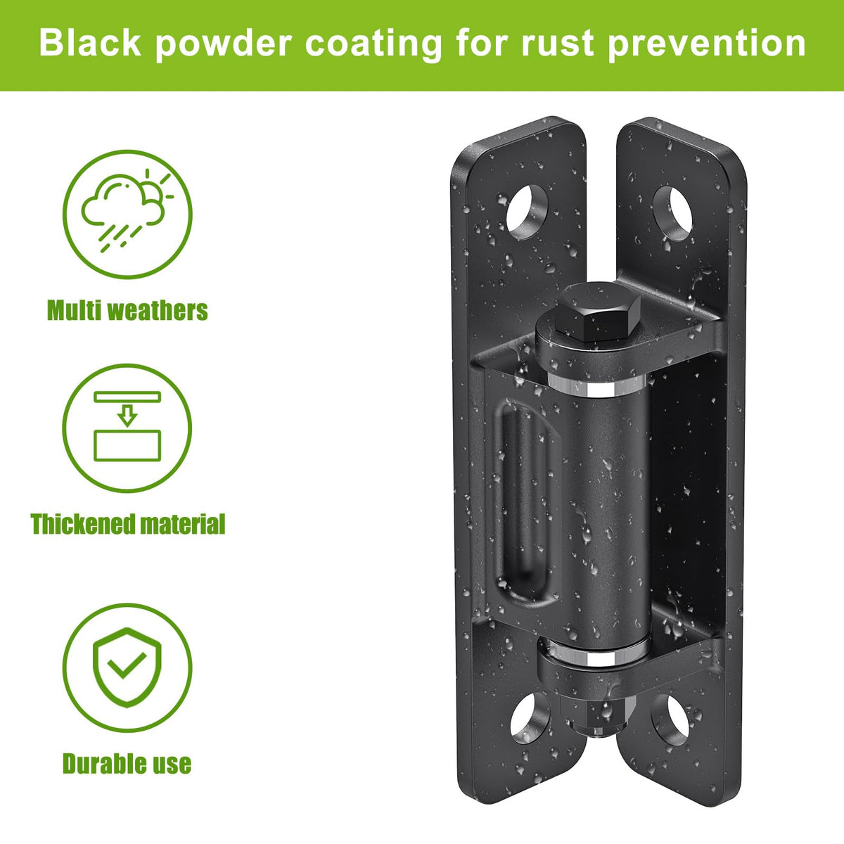 Heavy Duty Gate Hinges, Swing Gate Hinges with Spacer Bearing