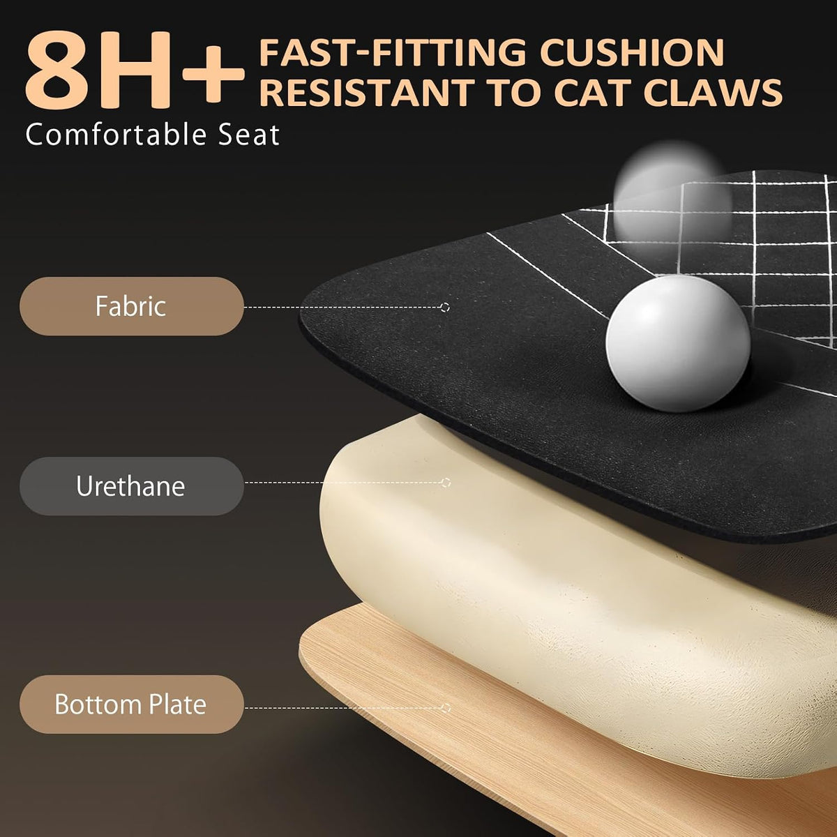 Gaming Chair with Footrest, Big and Tall Game Chair High Back Computer Office Chair with Lumbar Support for Adults
