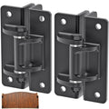 6mm Heavy Duty Bolt On Gate Hinges, 1000 lbs Capacity Anti Sag L-Shaped Gate Hinge with Bearings, 6.5 in Powder