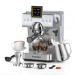 20 Bar Espresso Machine with Milk Frother Steam 1350W Silver