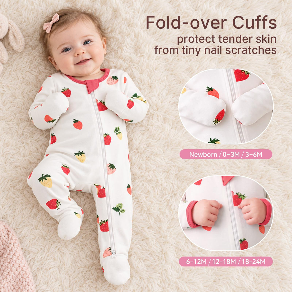 Rayon Made From Bamboo Baby Pajamas Long Sleeve