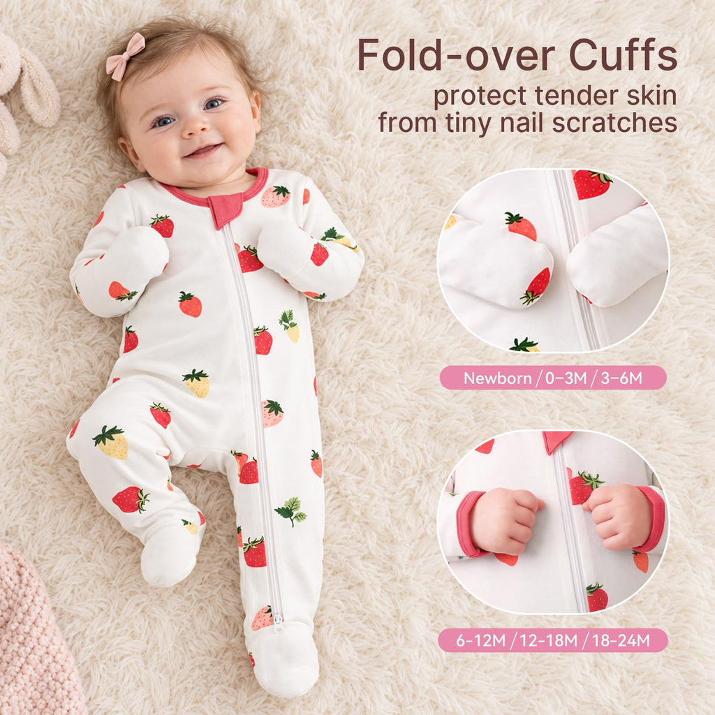 Rayon Made From Bamboo Baby Pajamas Long Sleeve