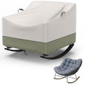 Outdoor Papasan Rocking Chair Cover, Heavy Duty Waterproof Rocker Cover, Fits for Rocking Chairs & Rattan Wicker
