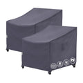 Grey, 35" W x 39" D x 36" H, 2-Pack