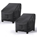 2 Pack Outdoor Waterproof 31"Wx33"Dx36"H, Black